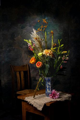 Bloemen in rembrandtstijl