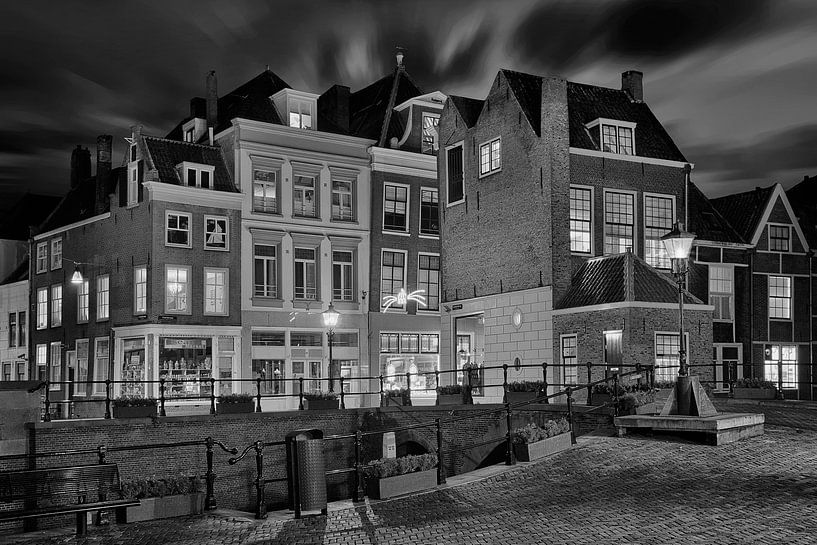 Dordrecht Niederlande Schwarz Weiss von Peter Bolman