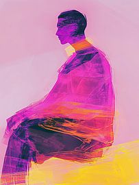 Mann in Rosa | Neon Profile von Moderne Kollektion