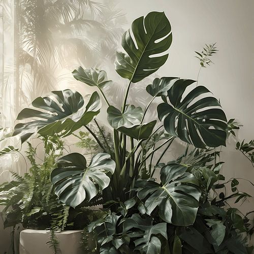 Moderne Biofiele Muurkunst Print Op de natuur geïnspireerde Home Decor van VintageBioCanvas Studio