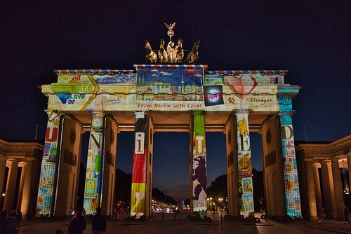 Brandenburger Tor bij het Lichtfestival