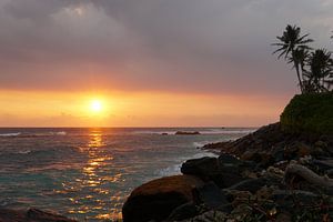 Zonsondergang Sri Lanka