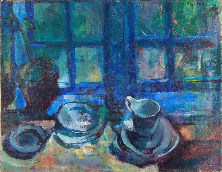 Ludvig Karsten, Die blaue Küche, 1913 von Atelier Liesjes