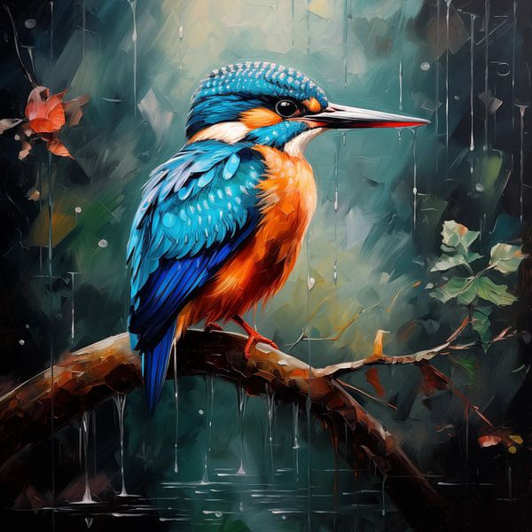 IJsvogel artisiek van TheXclusive Art