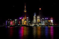 Shanghai Skyline van Richard Seijger thumbnail