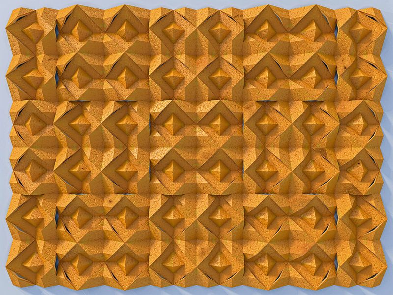 Reliëf M2 Sinaasappel van Frans Blok - foto's, kunst en andere wanddecoratie