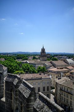 Blick auf Avignon in der Provence im Sommer von Sjoerd van der Wal Fotografie
