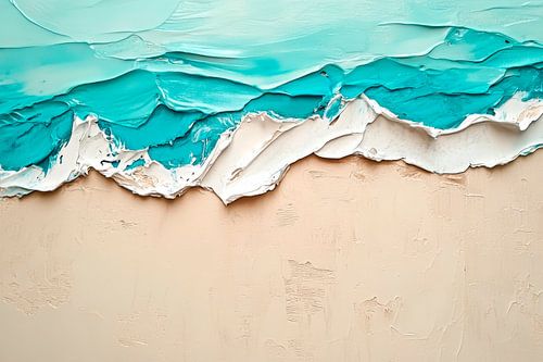 Het geluid van de zee - Abstracte kleurlagen
