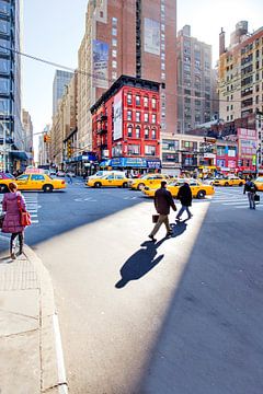 Straatbeeld van New York van Rick Nederstigt