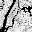 Kaart van New York in stripboekstijl van Creatieve Kaarten thumbnail