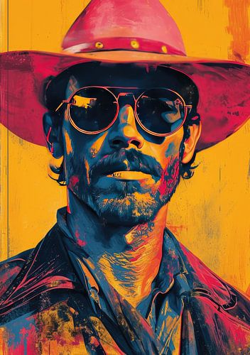 Cowboy Pop Art Western Wild West