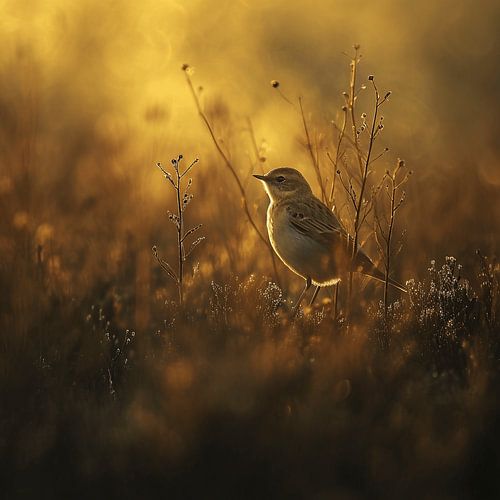 Dew-Kissed Elegance in Sunrise Flight
