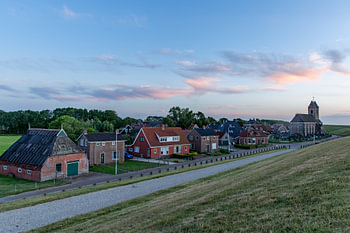 Het dorp Wierum.