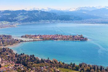 Lindau Island on Lake Constance