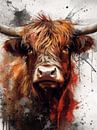 Schotse Hooglander, Highland Cow van Color Square thumbnail