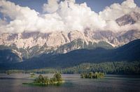 Wolken boven de Eibsee