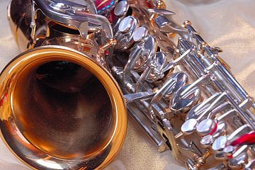 Saxophone Closeup van Brian Morgan