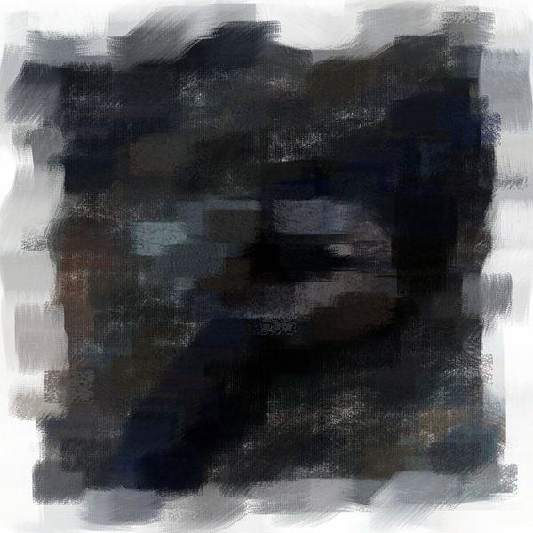 Abstract in grijs van Maurice Dawson