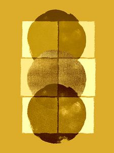 Skandinavischer Minimalismus Deep Gold Gelb