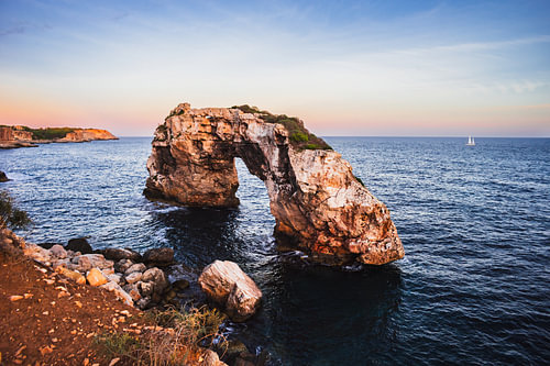 Es Pontàs im Abendlicht auf Mallorca
