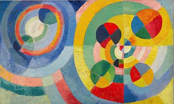 Kreisförmige Formen (1930) von Robert Delaunay von Peter Balan