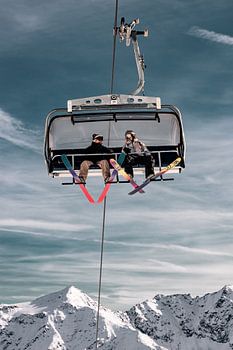 Dans la remontée mécanique !