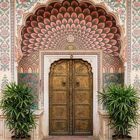 Ornamentele paleisdeur met bloemmotieven van But First Framing