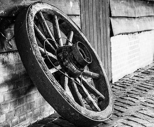 Houten wiel