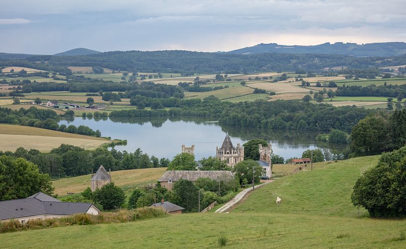 Landschap Bourgogne , Frankrijk van Joost Adriaanse