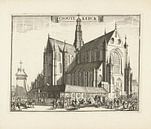 Die Grote oder St. Bavokerk in Haarlem von Historisch Haarlem Miniaturansicht
