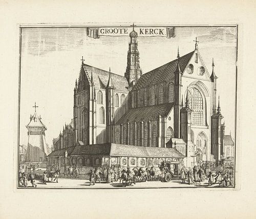 Die Grote oder St. Bavokerk in Haarlem