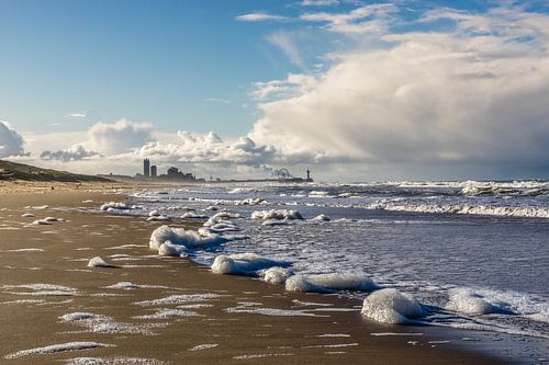 Blick auf die Skyline von Scheveningen