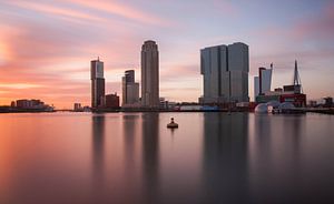 coucher de soleil rijnhaven rotterdam sur Ilya Korzelius