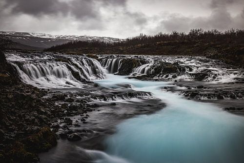 Bruarfoss Waterfall Iceland