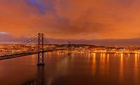 Evening sun over Lisbon, Portugal
