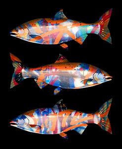 Street Art Salmon