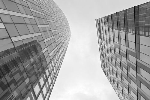 Abstract architecture in black and white
