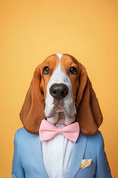 Basset Hound by Poster Art Shop