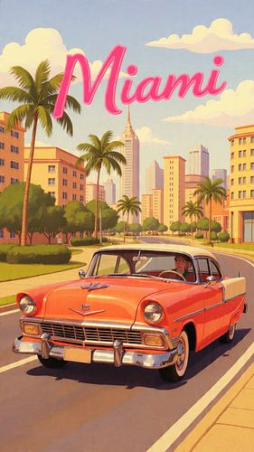 Retro Miami Boulevard