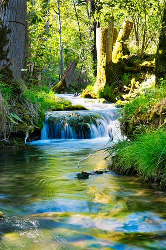 Stream course long time exposure