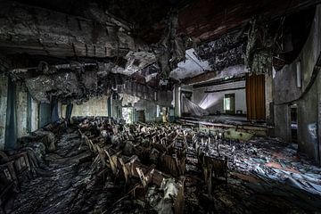 Abandoned theater by Inge van den Brande