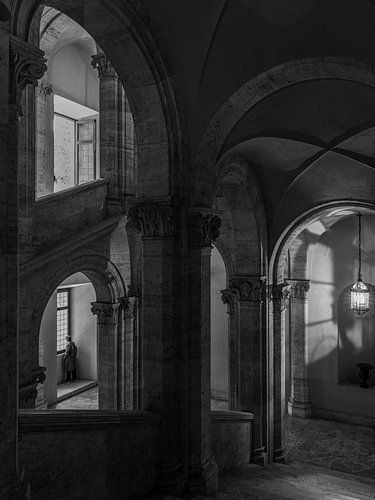 Silhouette Photography Woman in Palazzo Venezia Rome Italy