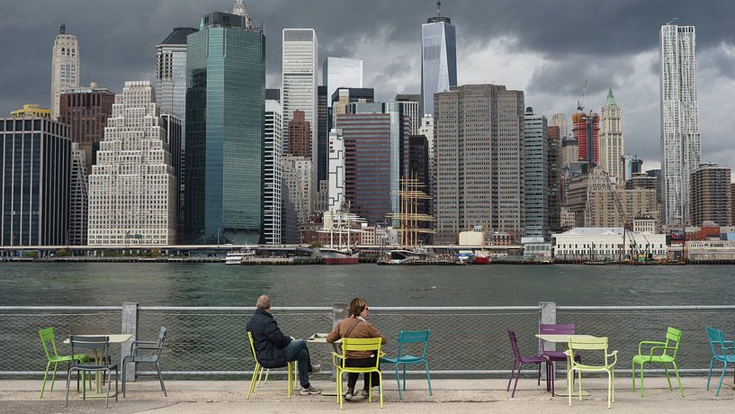 Kleurrijk Manhatten van Bob Hartemink