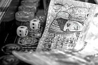 Backgammon and Arabic banknotes by Frank Heinz thumbnail