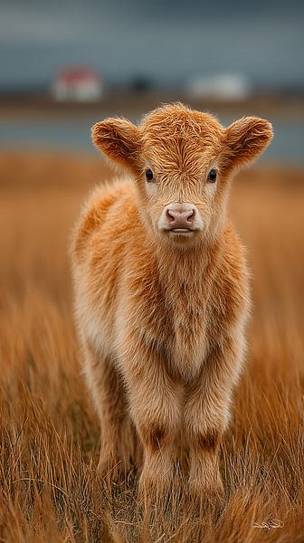 Scotch Highlander / Scotch Highlander Kalb von Gelissen Artworks