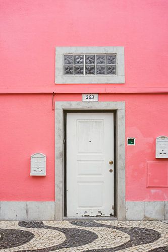 Rosa Fassade in Cascais, Portugal