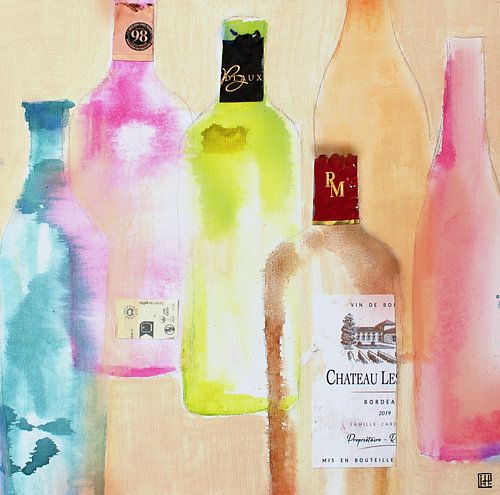 Empty wine bottles 5