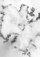 Monochrome Heart in the Clouds