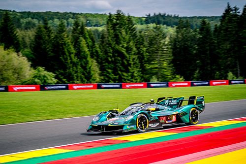 De Aston Martin Valkyrie hypercar op Spa-Francorchamps