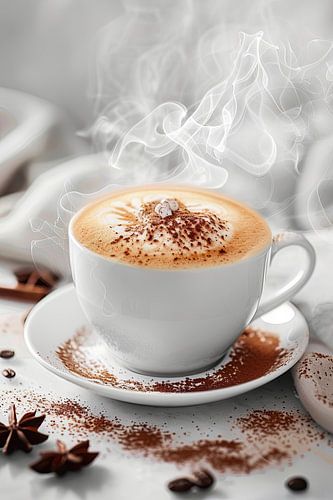 cup of coffee or cappuccino